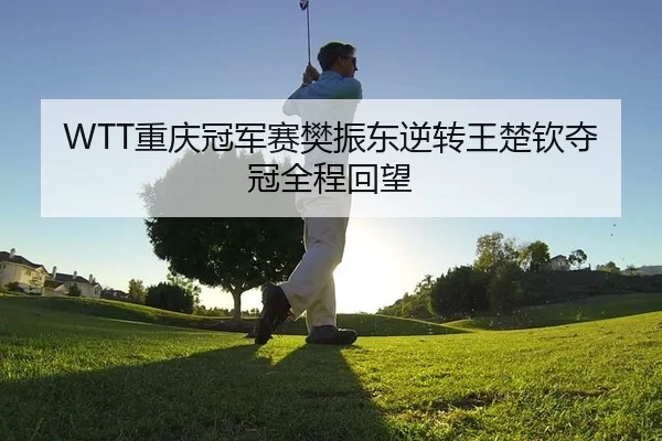 WTT重庆冠军赛樊振东逆转王楚钦夺冠全程回望